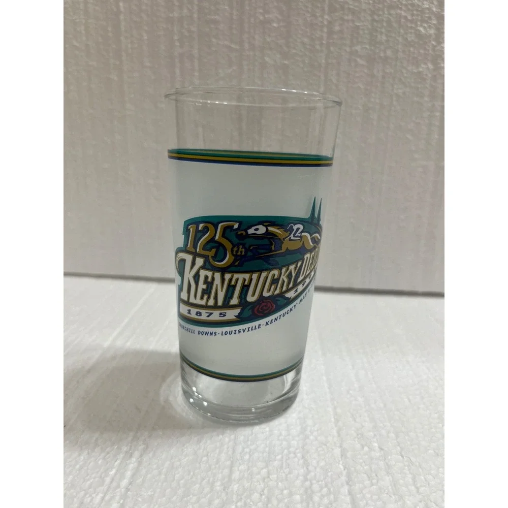 Officially Licensed Kentucky Derby 135 Mint‎ Julep Glass Souvenir Horse Racing